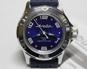 Women VOSTOK AMPHIBIAN CLASSIC 051463 Manual 10 atm