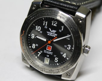 VOSTOK EUROPE -Military-- Automatic 20atm--soviet-russia-LIMITED Edition