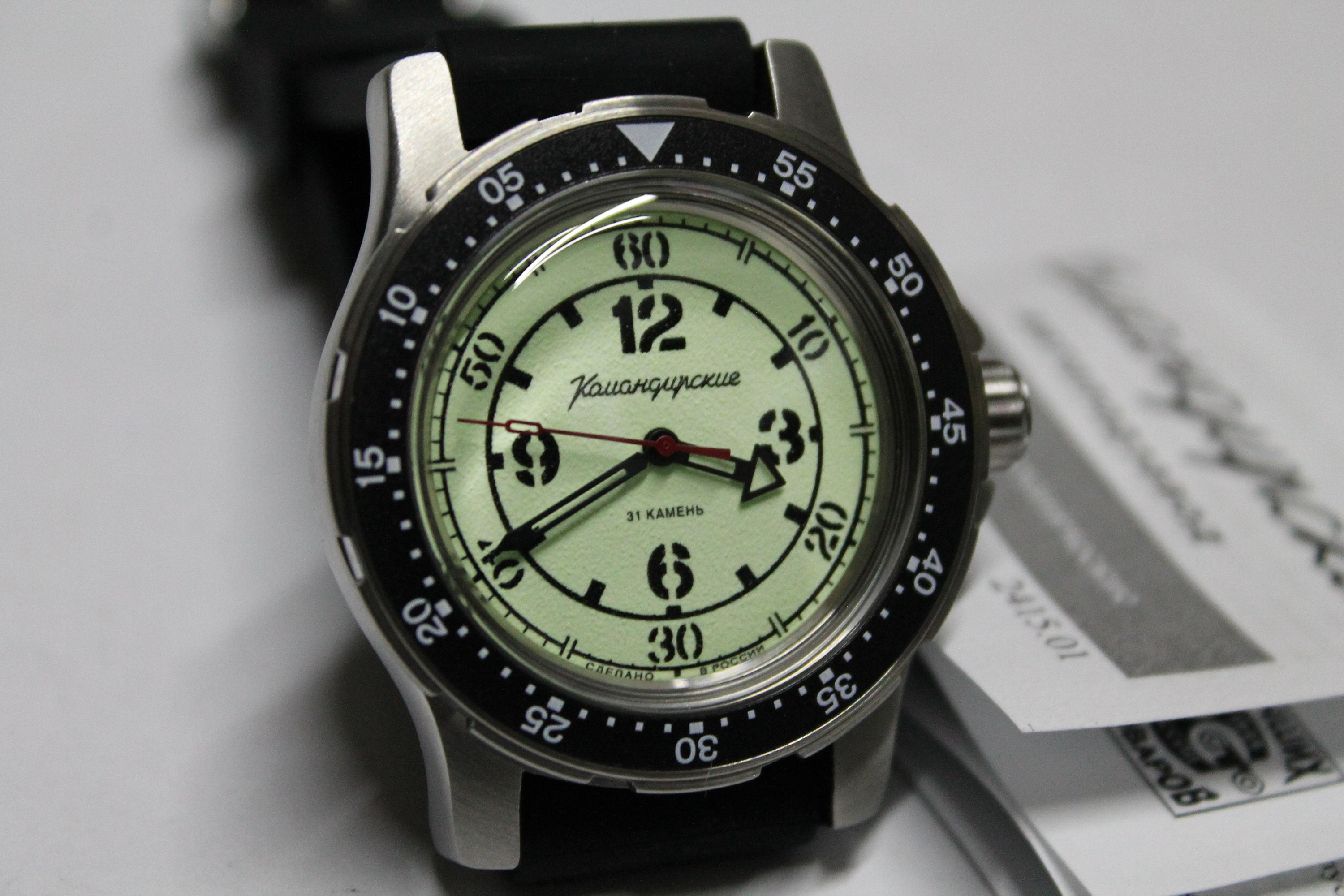 Vostok PILOT Komandirskie K18-automatic-military Diver Watch