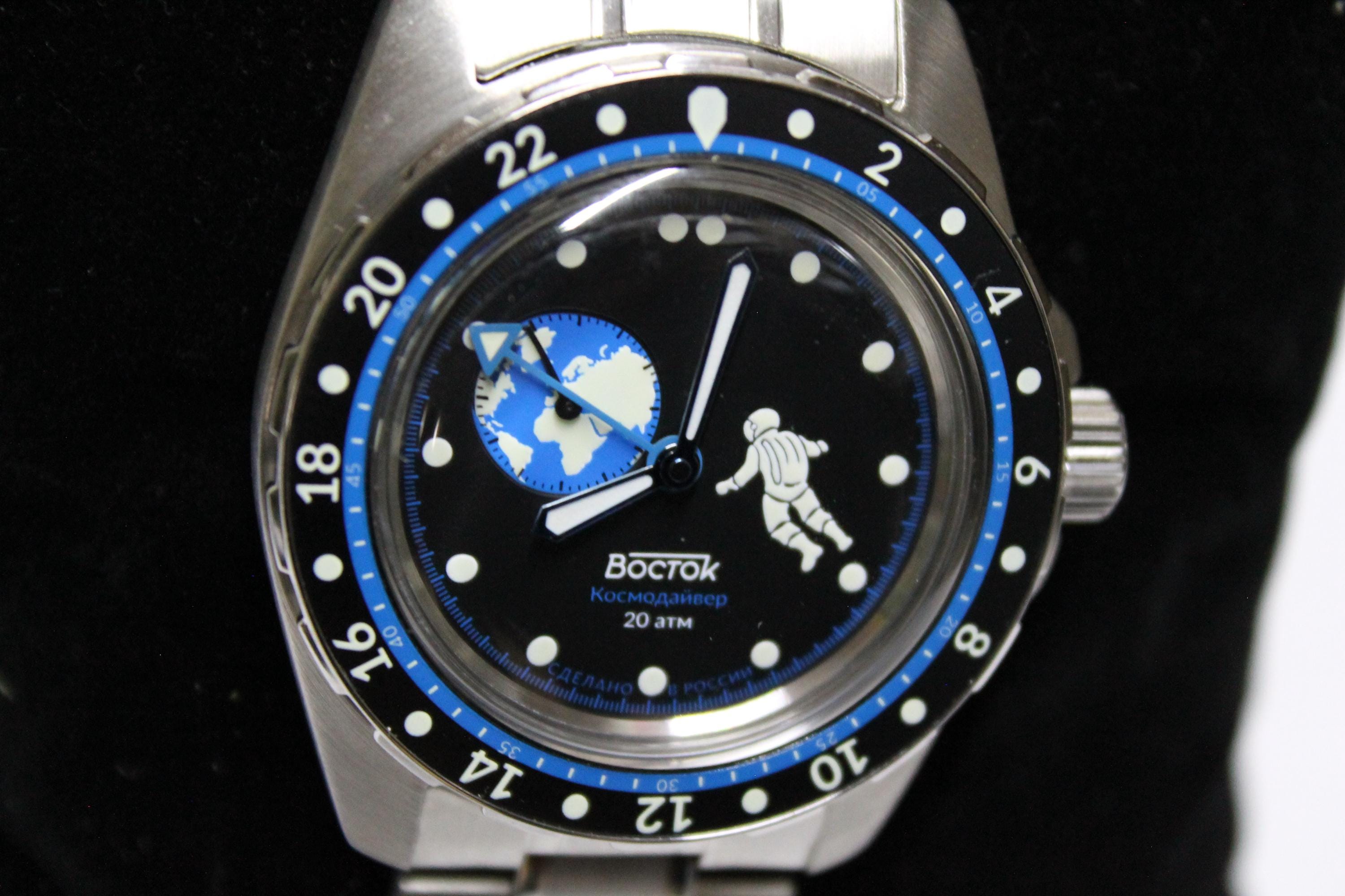 VOSTOK アンフィビアン コスモダイバー 自動巻き 12時間/24時間モデル 