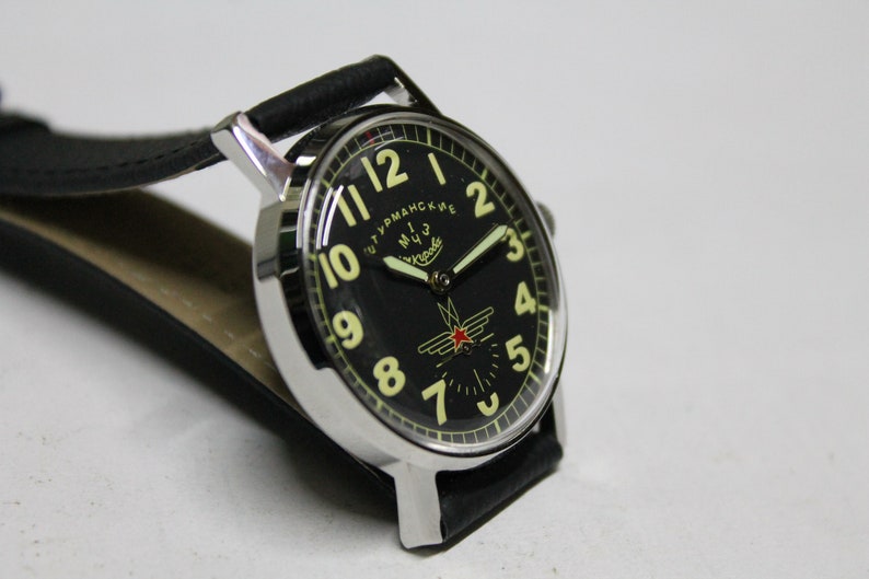 SZTURMANSKIE-GAGARIN-Cccp-Russie-montre militaire-NOS image 6