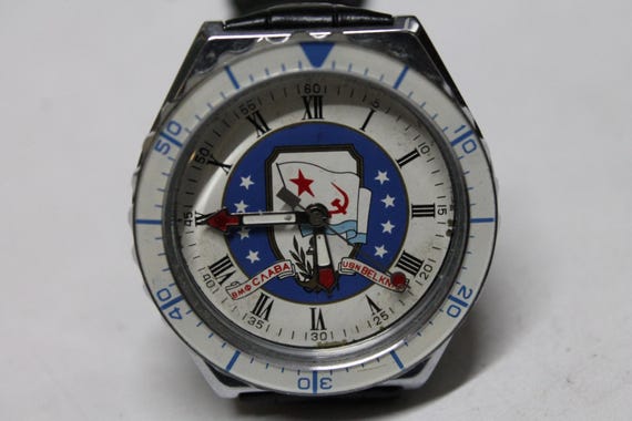 SOVIET Russian Watch SLAVA VINTAGE 80s-cccp
