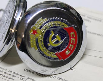 MOLNIJA-Vintage Cccp-Soviet Russia POCKET WATCH