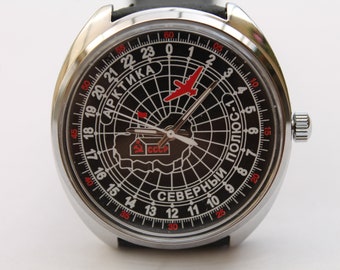 Soviet Raketa 24H ARCTIC - Orologio meccanico - Orologio vintage unico dell'URSS - Militare