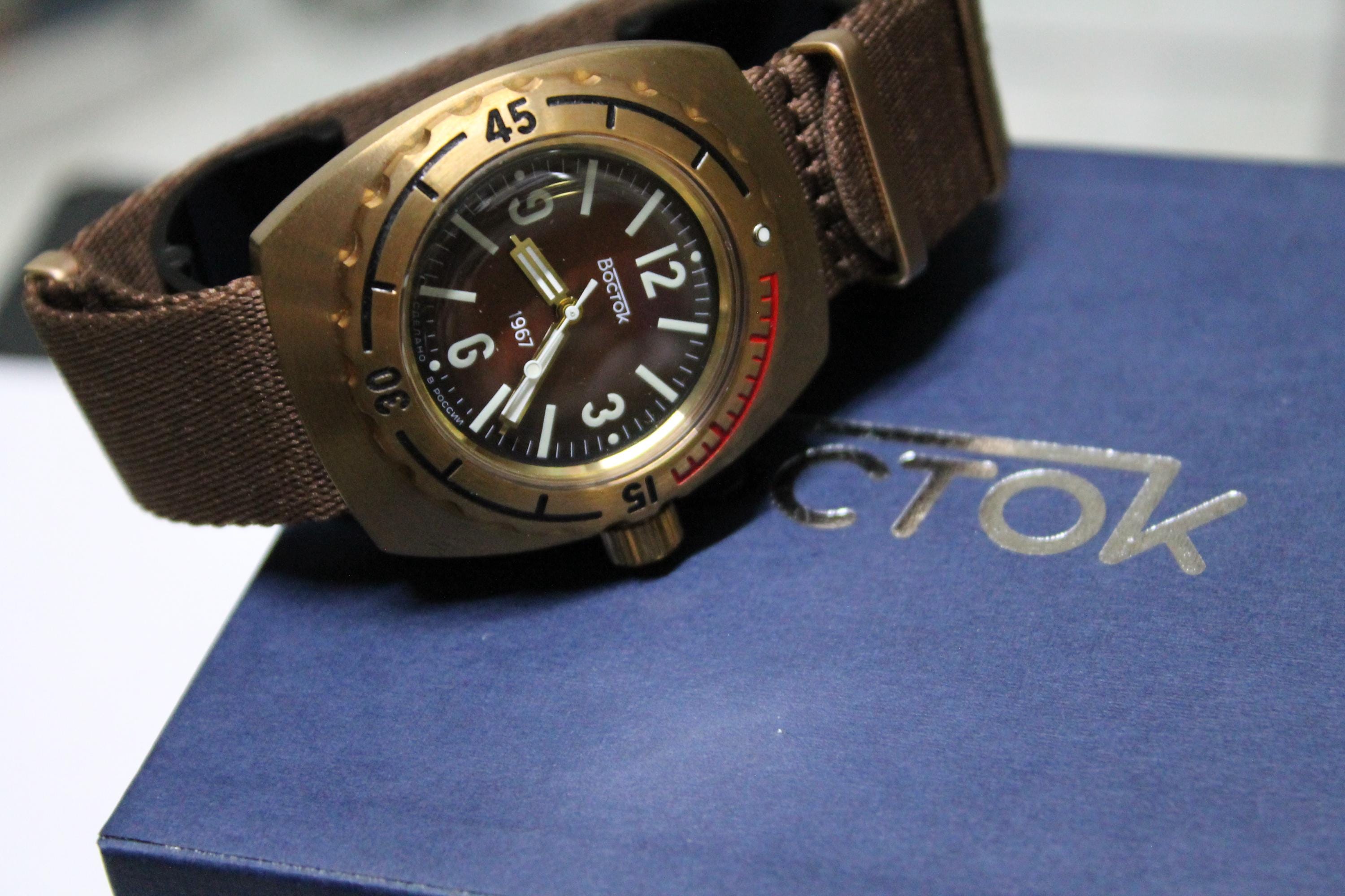 Vostok Amphibia (ベルト5本付き)レア