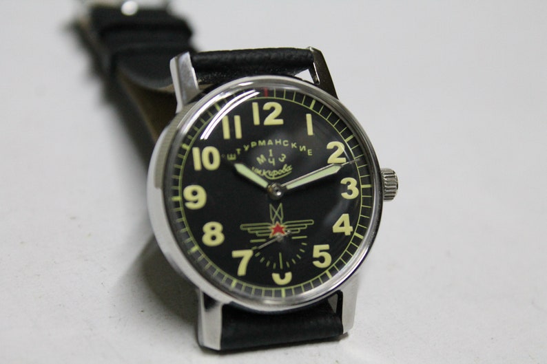 SZTURMANSKIE-GAGARIN-Cccp-Russie-montre militaire-NOS image 7