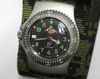Military VOSTOK-RATNIK-Amfibia- Automatic watch-Russian Armii-AMNCZ-3 6E4-2