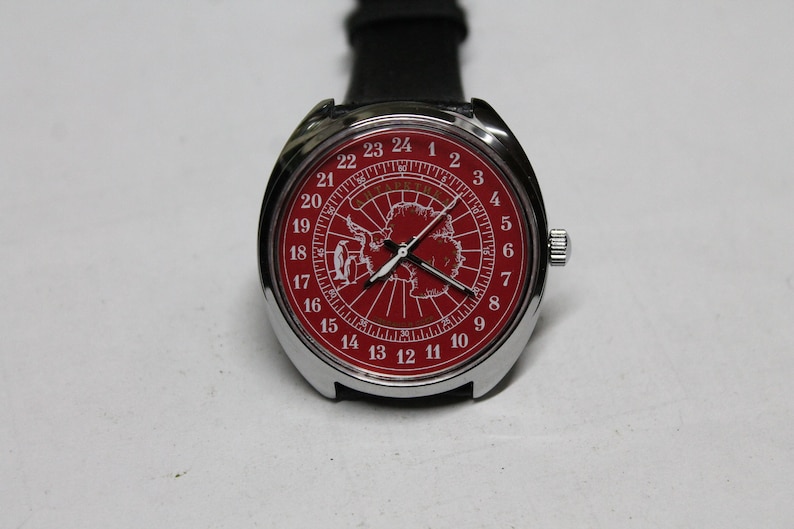 Soviétique Raketa 24H ANTARCTIKA Montre mécanique montre vintage unique URSS Militaire image 8