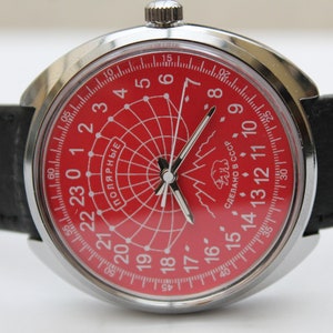 Soviétique Raketa 24H POLAR Montre mécanique montre vintage unique URSS Militaire image 7