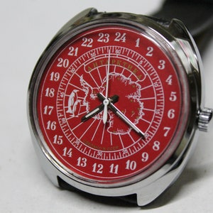 Soviétique Raketa 24H ANTARCTIKA Montre mécanique montre vintage unique URSS Militaire image 1