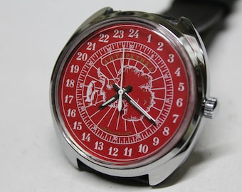 Soviétique Raketa 24H ANTARCTIKA - Montre mécanique - montre vintage unique URSS - Militaire