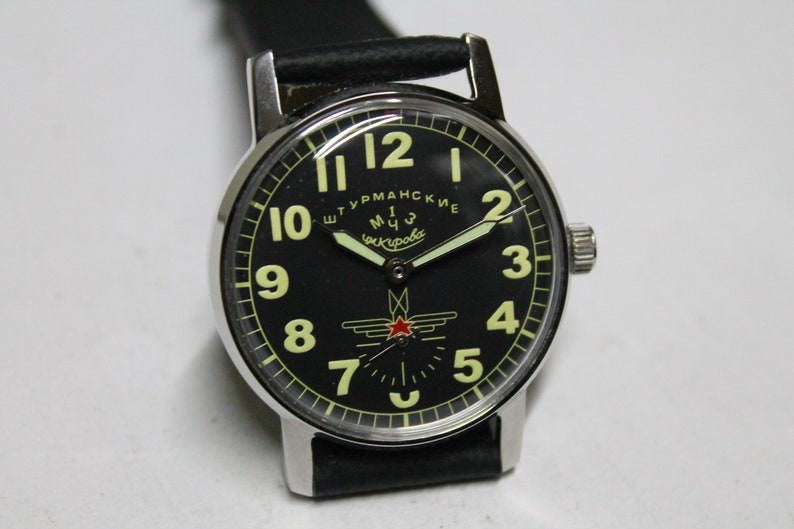 SZTURMANSKIE-GAGARIN-Cccp-Russie-montre militaire-NOS image 8