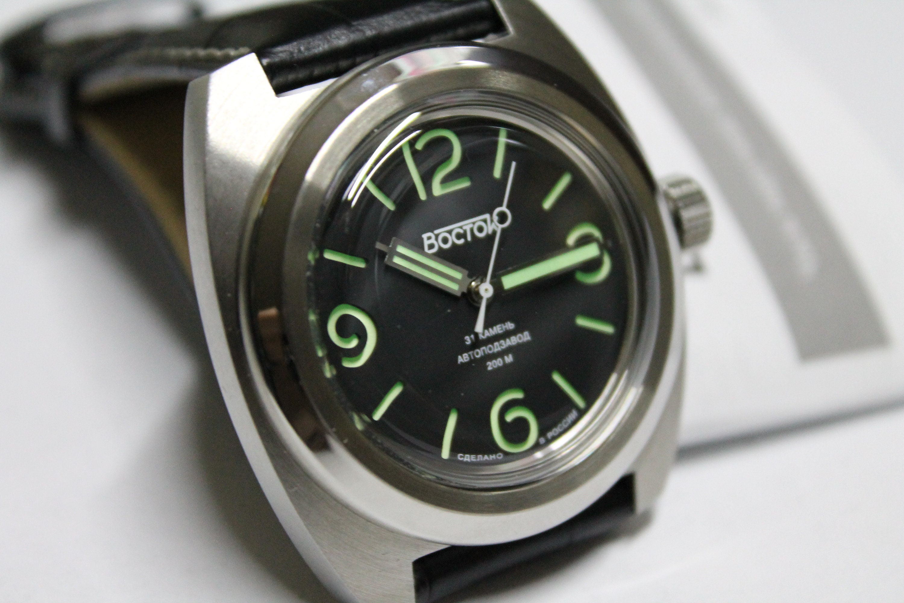 VOSTOK AMPHIBIAN Sandwich-military- Automat 20atm-170548-soviet