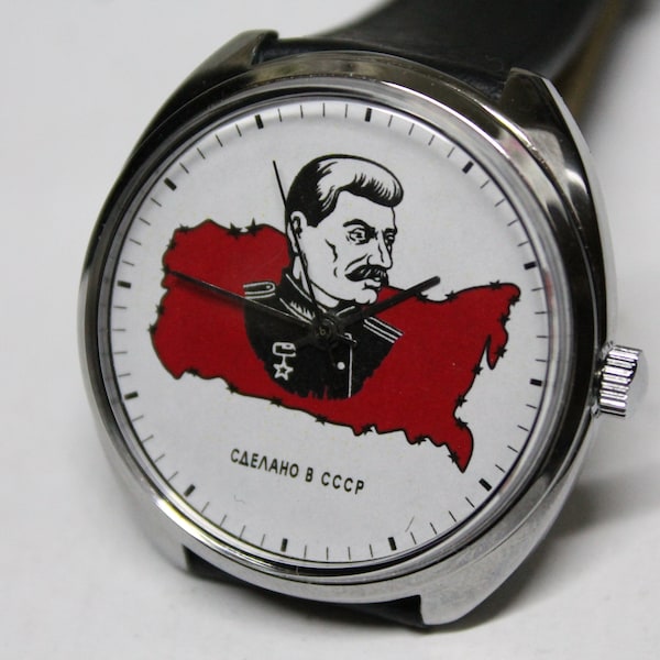 Soviet Raketa STALIN - Mechanical Watch - Vintage Unique USSR Watch - Military