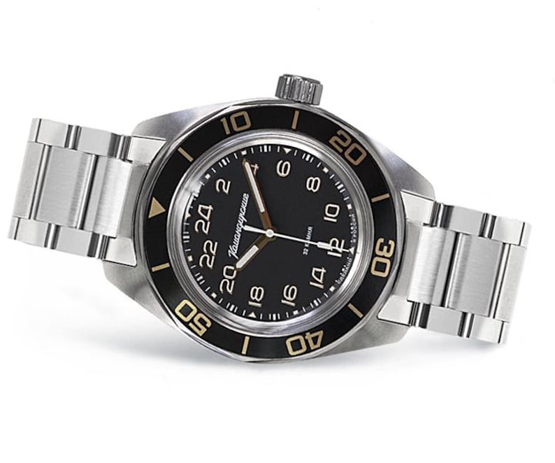 Vostok 24H Komandirskie K03-Automatic-Military Diver Watch-Soviet Russian -030599 image 11