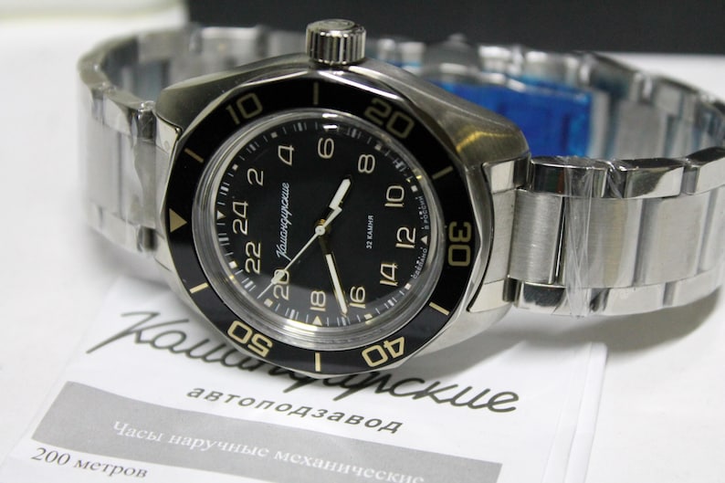 Vostok 24H Komandirskie K03-Automatic-Military Diver Watch-Soviet Russian -030599 image 8