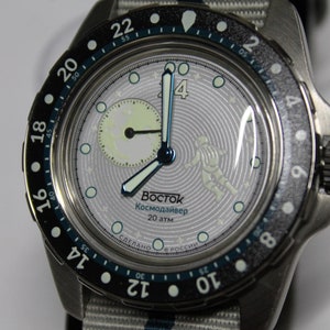 VOSTOK AMFIBIAN COSMODIVER automatic 24h-Model 2431.12/14039B-russian-soviet-military-special edition