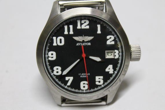 Poljot AVIATOR – Selten – Vintage 90er – Mechanische Uhr – UdSSR