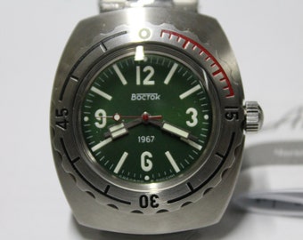 VOSTOK 1967 AMPHIBIAN CLASSIC 90082A- Automat 20atm
