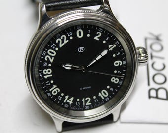 Vostok 24H-Antarctica-SPECIAL EDITION-Automatic-54043G--RETRO 1943-Military Diver Watch-Soviet Russian-New