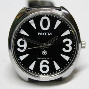 Reloj mecánico soviético Raketa BIG ZERO - Reloj vintage único de la URSS - Militar