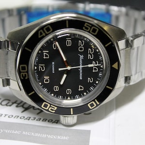 Vostok 24H Komandirskie K03-Automatic-Military Diver Watch-Soviet Russian -030599 image 7