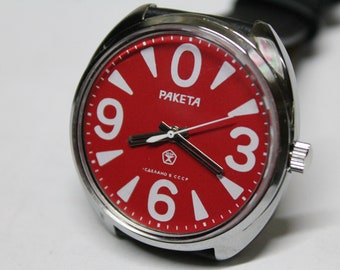 Soviétique Raketa BIG ZERO - Montre mécanique - montre vintage unique URSS - Militaire