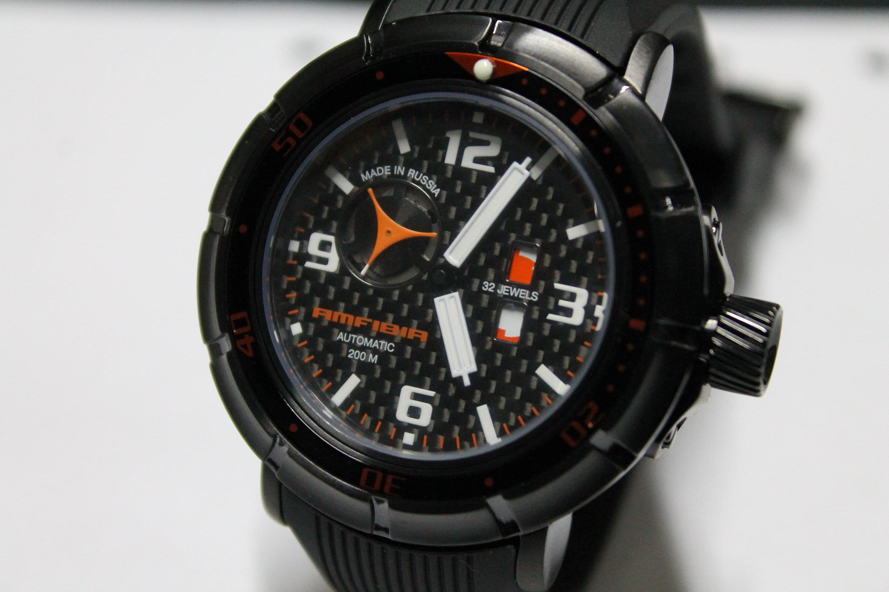 VOSTOK AMPHIBIA TURBINA 236603B Automatic Russian Watch-military