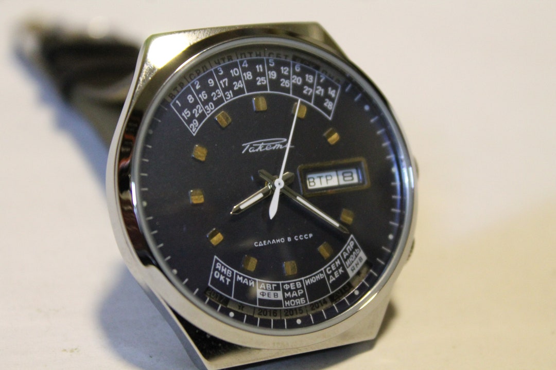 RAKETA Perpetual Calendar-nos-russia - Etsy