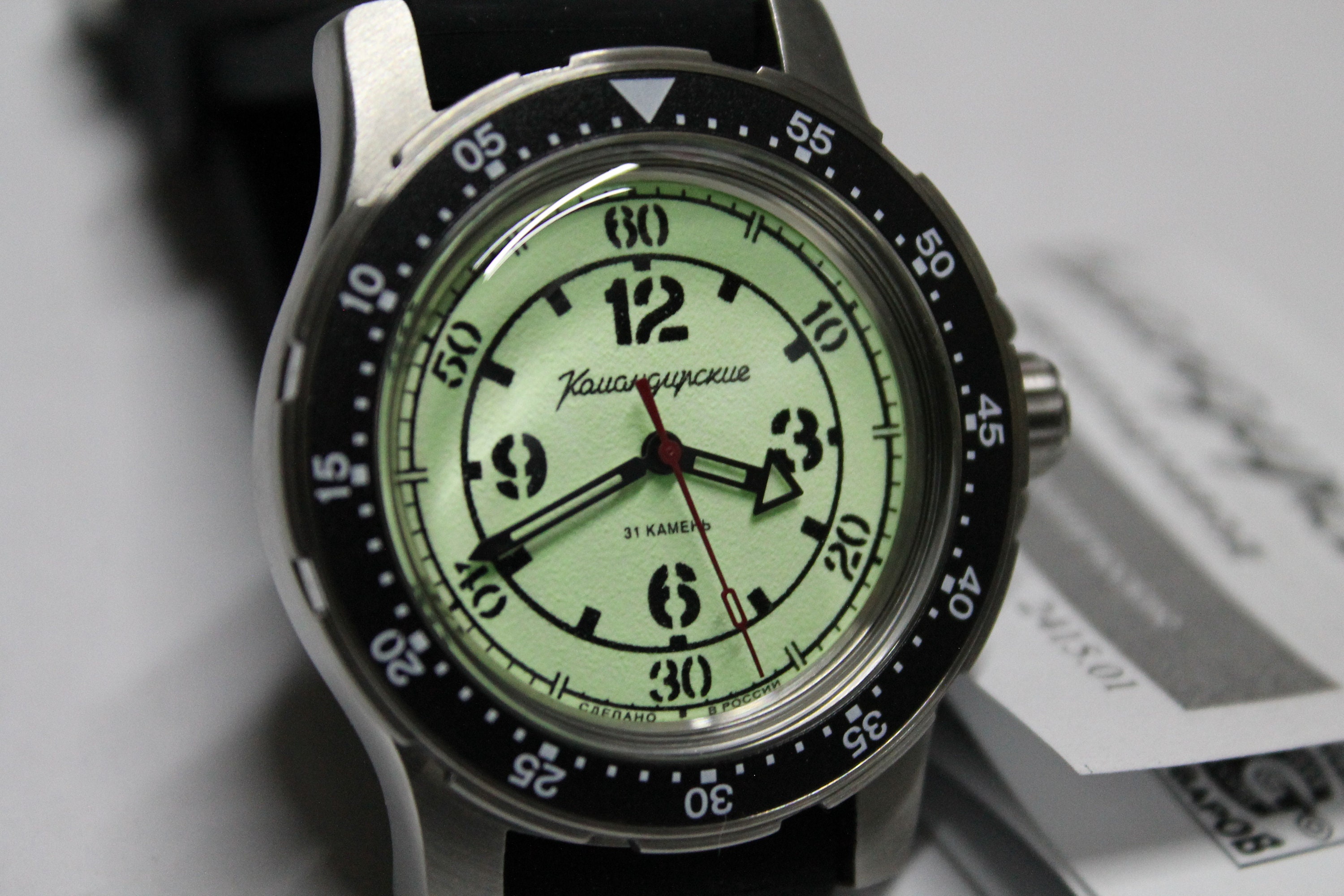 Vostok PILOT Komandirskie K18-automatic-military Diver Watch