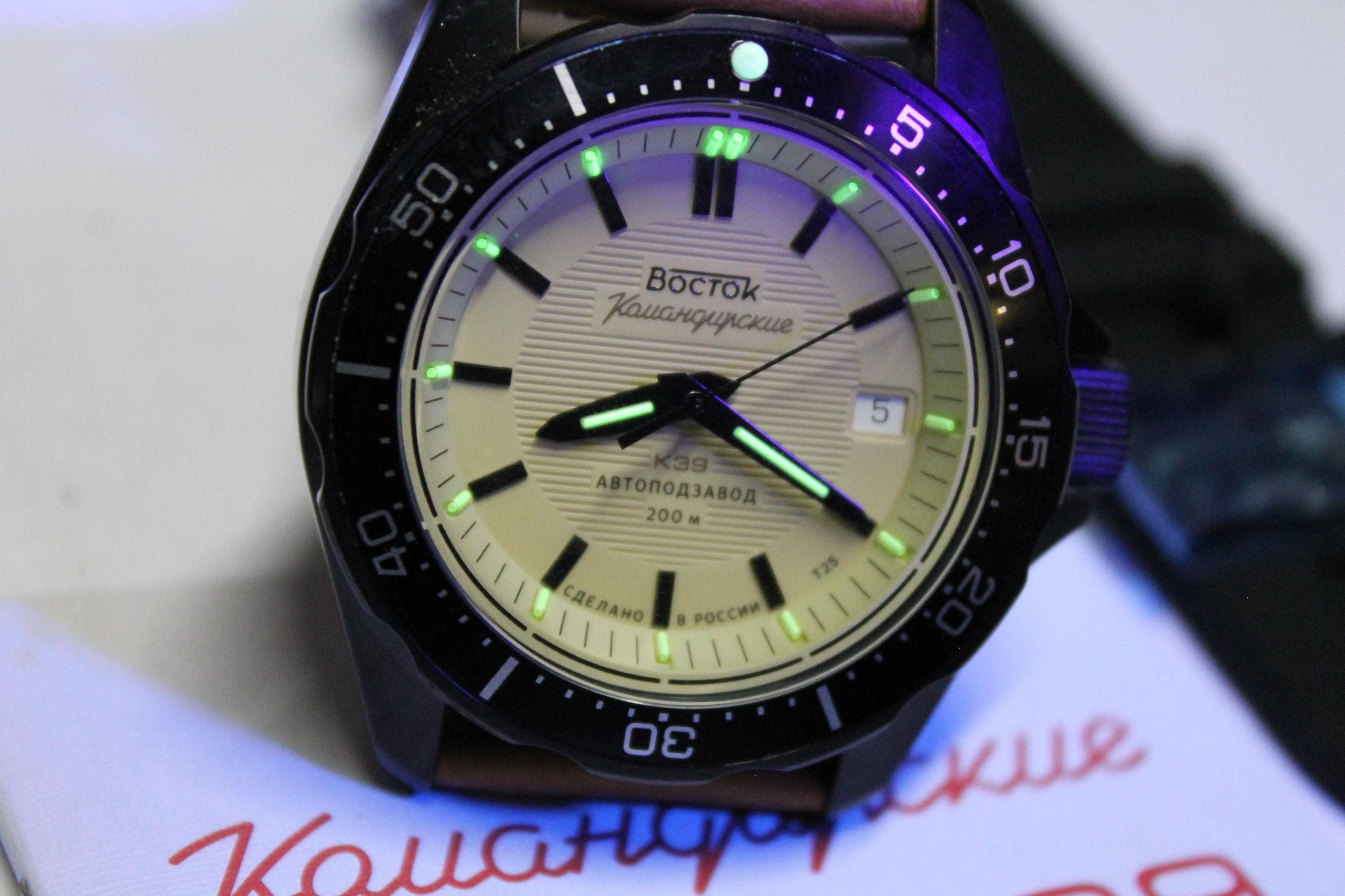 Vostok Komandirskie K39-automatic-military Diver Watch-soviet