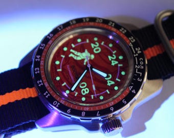 VOSTOK AMFIBIAN COSMODIVER automatic 24h-Model 2431.12/14091B-russian-soviet-military-special limited edition