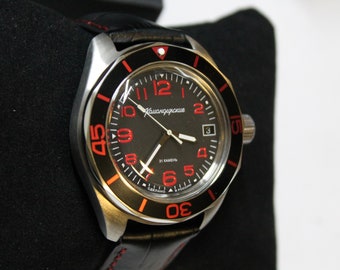 Vostok Komandirskie K02-Automatique-Montre de plongeur militaire-Russe soviétique -020786