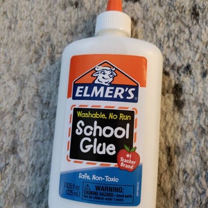  Elmer's Liquid School Glue, White, Washable, 7.625 Ounces, 3  Count Slime Kit : Arts, Crafts & Sewing