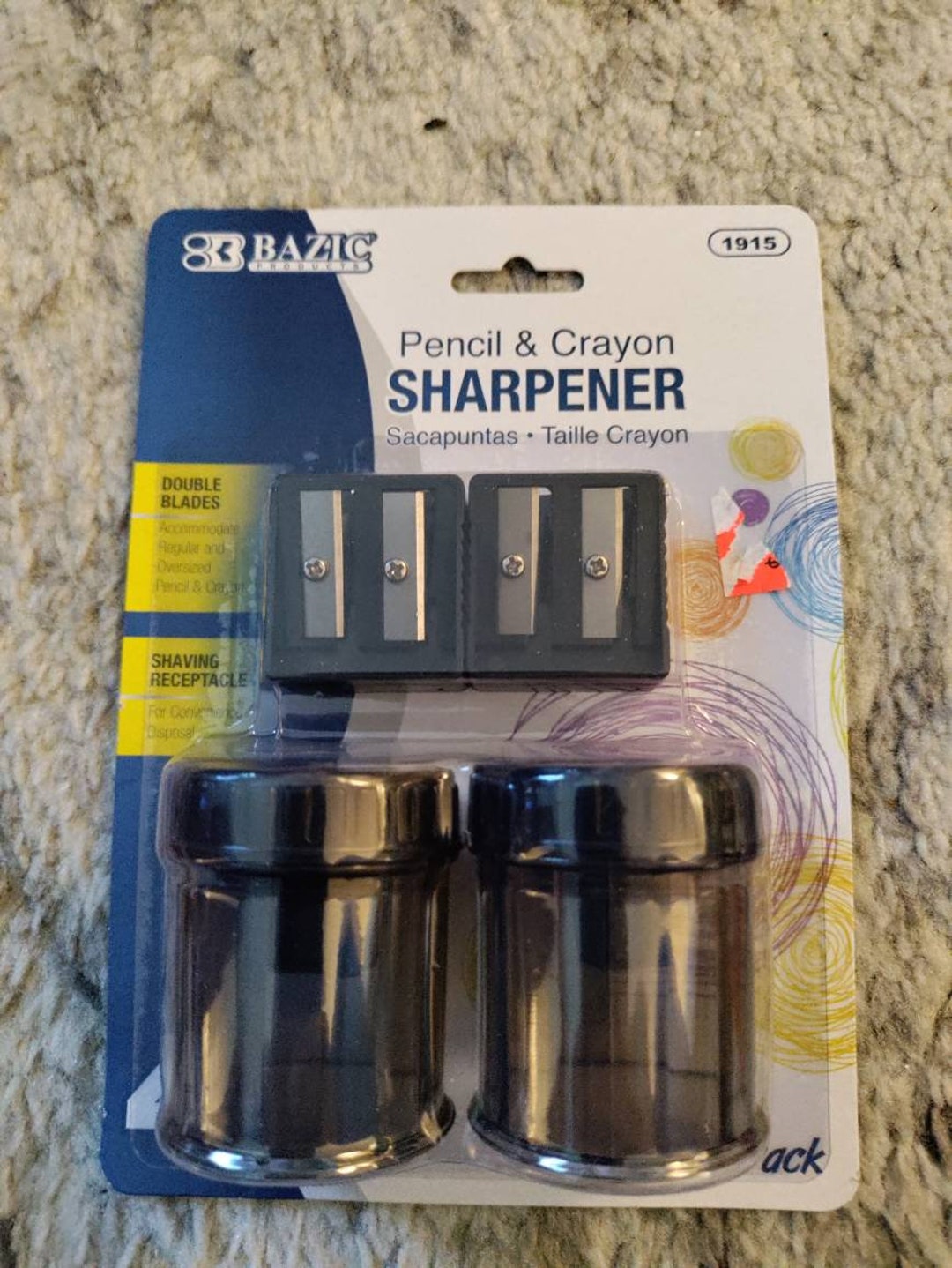 Pencil and Crayons Sharpener 4 Piece Etsy