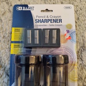 Pencil and crayons sharpener 4 piece