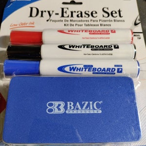 Dry eraser set