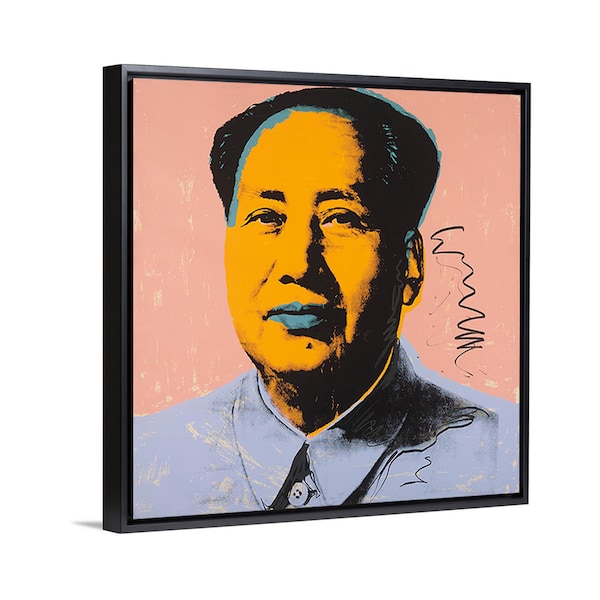 Kunstdrucke auf Poster oder gerahmter Leinwand Andy Warhol – Mao Zedong Blue Jacket – CoolArt Contemporary