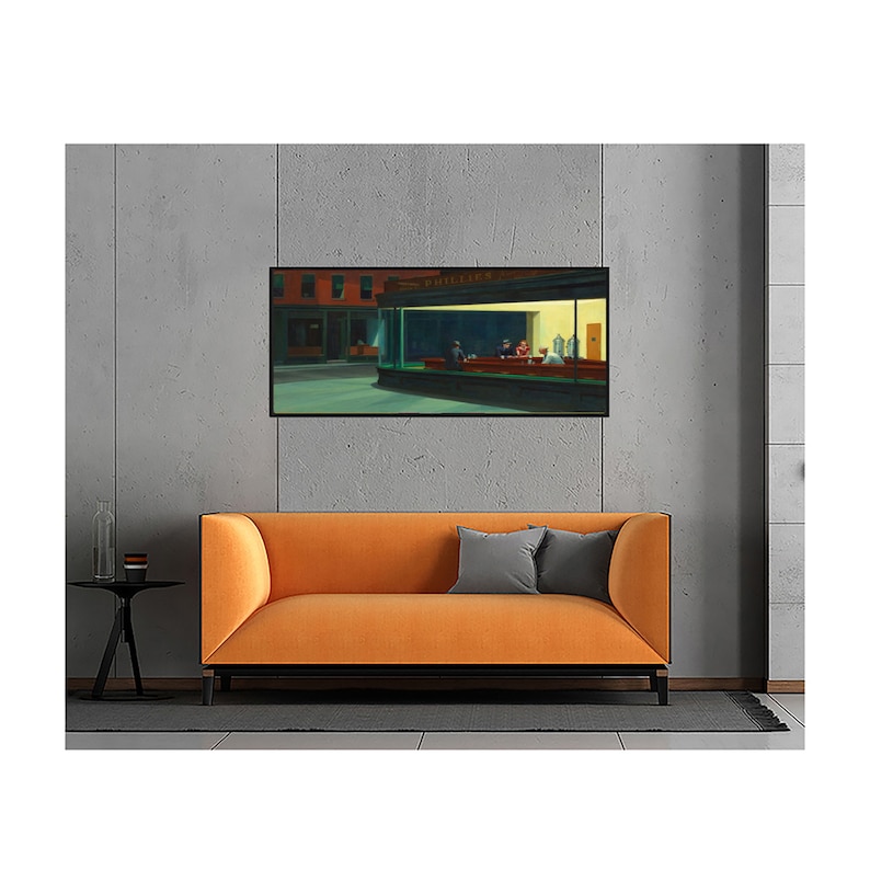 Nighthawks Wall Art Edward Hopper Artwork Fine Art Printing Canvas Wall