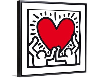 Art Prints on Poster or Framed Canvas Keith Haring untitled - CoolArt Contemporary