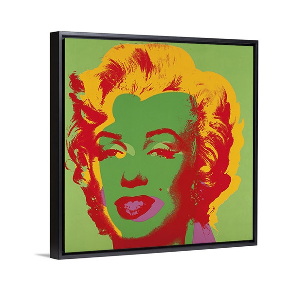 Andy Warhol Wandkunst | Marilyn Monroe grünes Kunstwerk | Fine Art gedruckt | Leinwand-Wandkunst | Galerie-Wandkunst | Warhol gedruckt