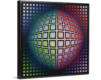 Art Prints on Poster or Framed Canvas Vasarely Victor Vega bk- CoolArt Contemporary