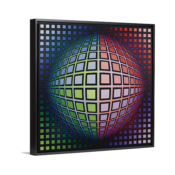 Tirages d’art sur affiche ou toile encadrée Vasarely Victor Vega bk- CoolArt Contemporary