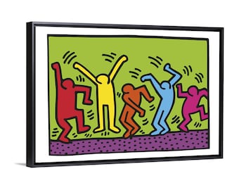 Art Prints on Poster or Framed Canvas Keith Haring - CoolArt Contemporary