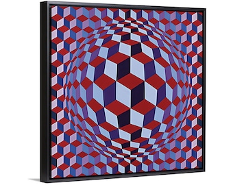 Art Prints on Poster or Framed Canvas Vasarely Victor Cheyt - CoolArt Contemporary