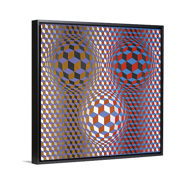 Tirages d’art sur affiche ou toile encadrée Vasarely Victor Nebulus- CoolArt Contemporary