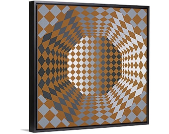 Art Prints on Poster or Framed Canvas Vasarely Victor Avyba - CoolArt Contemporary
