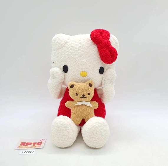 Hello Kitty L609 With Tiny Chum Peekaboo Magnet Sanrio Plush 8