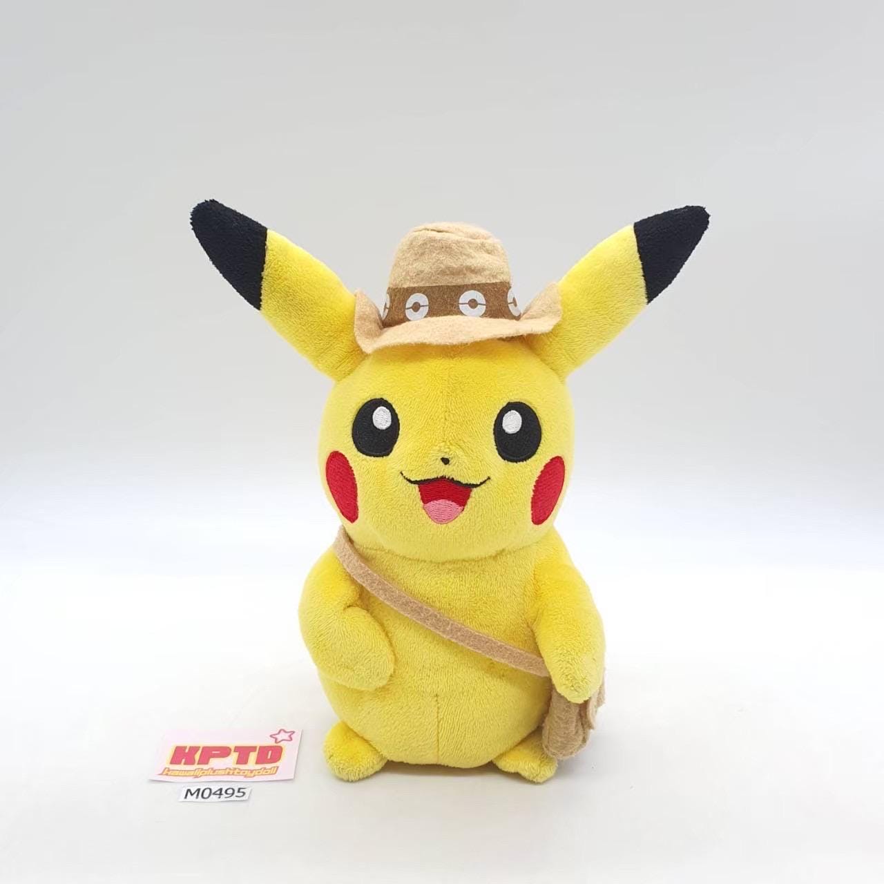 Pikachu M495 Pokemon Camp Adventure Pokemon Center 2013 Plush 7.5