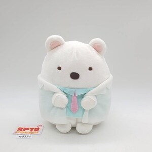 Polar Bear N377 Sumikko Gurashi Doctor Cosplay San-X 2020 Plush 6.5" Toy Doll Japan
